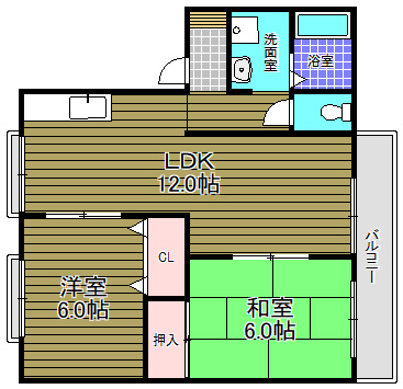 セジュール12の間取り