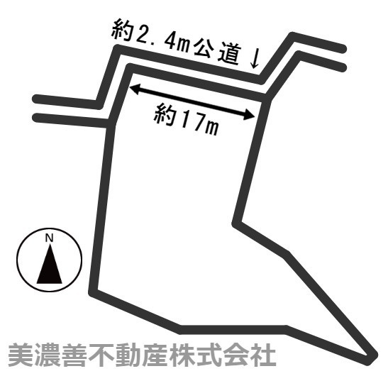５３８７８　羽島市足近町南之川土地の区画図