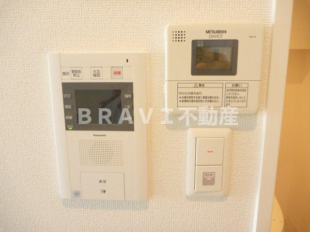 セレニテ上町台　BRAVI不動産のセキュリティ|【セレニテ上町台】モニター付きインターホン