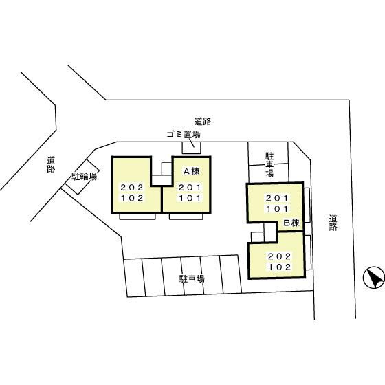 リップルAの区画図