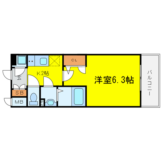 【間取り】 | エスリード福島シティグランツ　