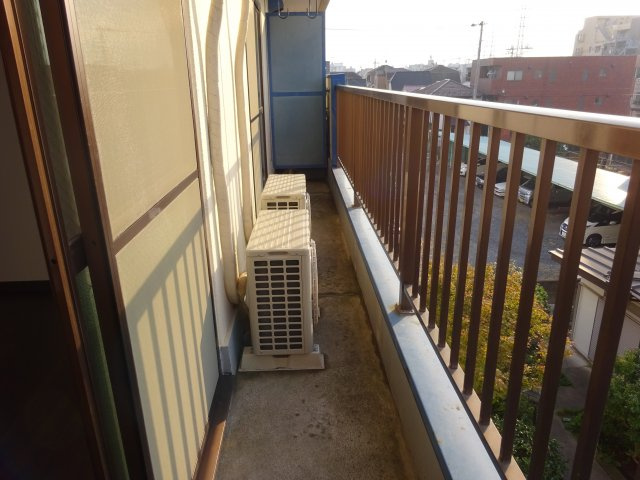 藤ハイツのバルコニー