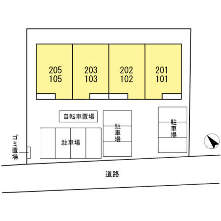 パーシモンの区画図