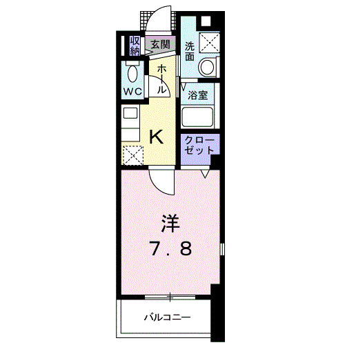 フェリスウラタの間取り