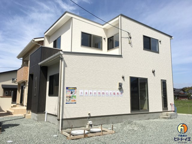 八女市岩崎新築一戸建て住宅の外観|おしゃれな外観です
