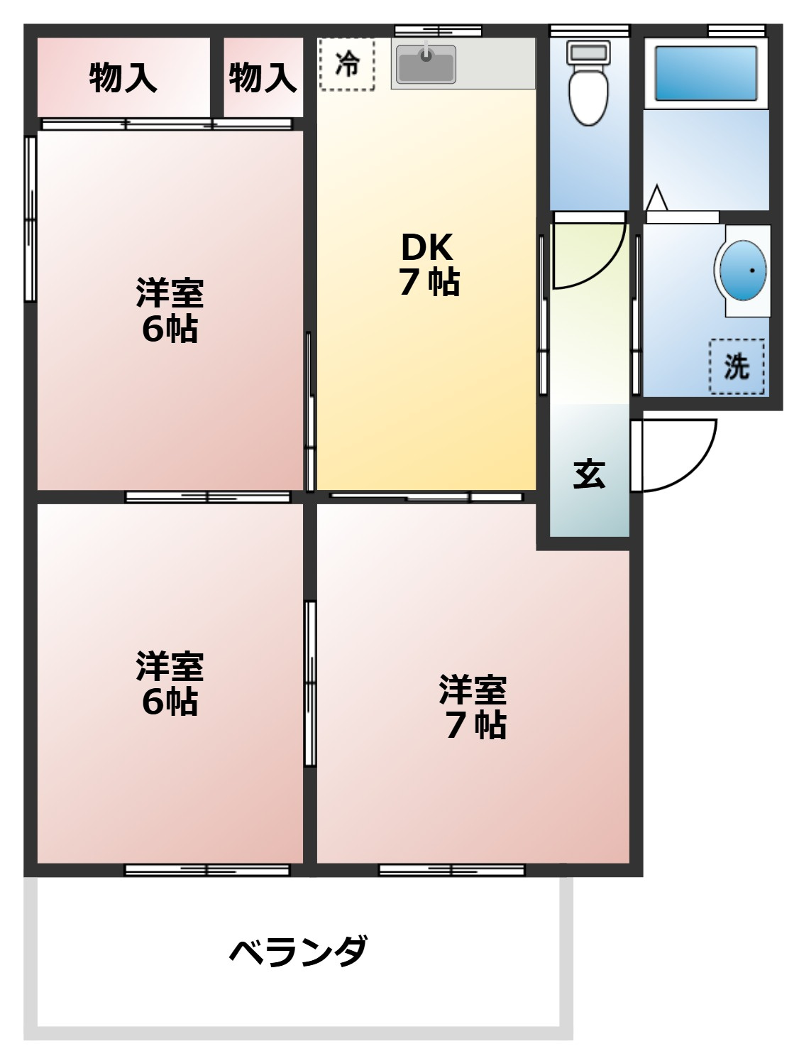 ウィンドフィルの間取り