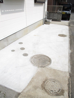 【駐車場】 | ドエルCHIDA | いつでも目の届く敷地内に駐車場があります♪荷物がかさばりがちなお買物にも、敷地内駐車場があると便利ですよね☆