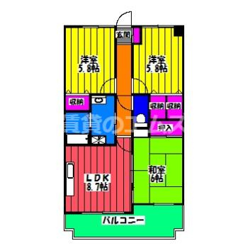 【間取り】 | ヒルズ博多の森 | ヒルズ博多の森の間取り