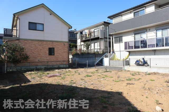 習志野市花咲２丁目　売地　建築条件なし　更地　約４７坪の外観