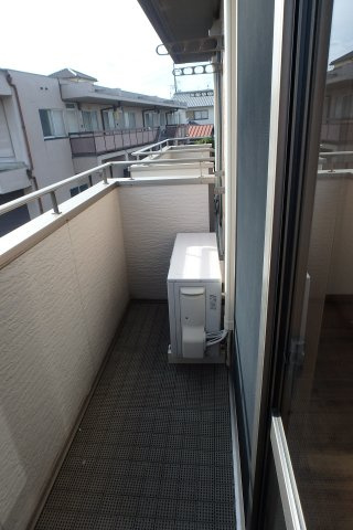 ウェルヴィラ　A棟のバルコニー