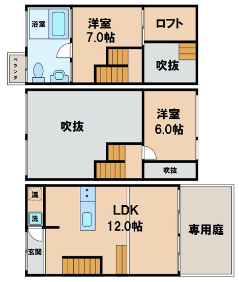 【間取り】 | M's-Flat