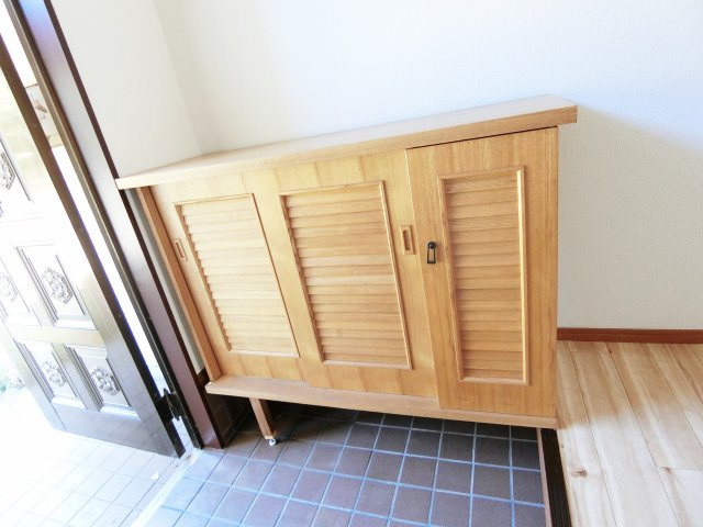 山武市戸建ての玄関
