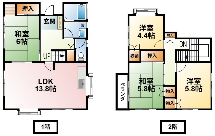 山武市戸建ての間取り