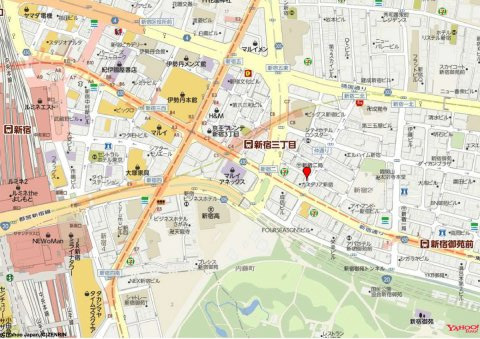 新宿区新宿２丁目の店舗事務所
