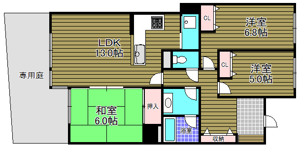 光明池アーバンライフの間取り