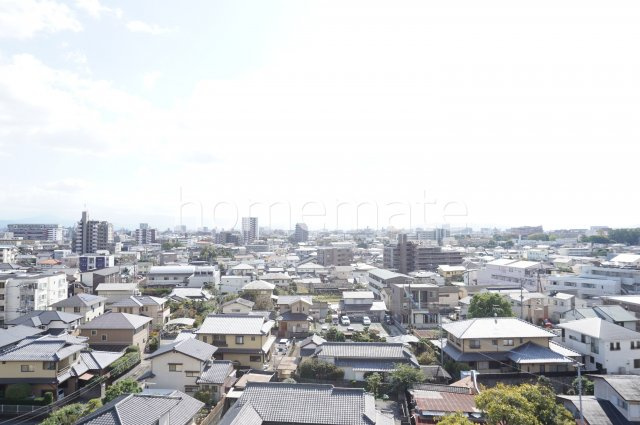 熊本市中央区渡鹿６丁目の賃貸マンションの展望