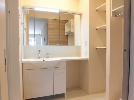 熊本市北区清水本町のアパートの洗面所