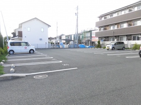 熊本市北区鶴羽田４丁目のアパートの駐車場