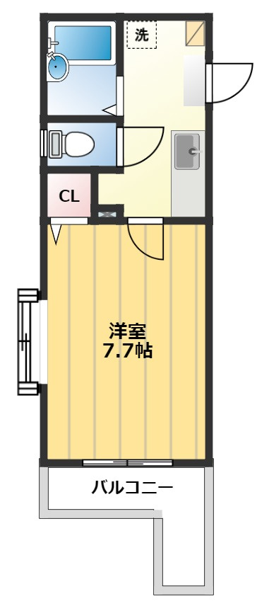 センチュリーコート本川越の間取り