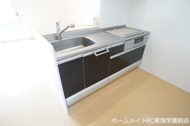 熊本市北区山室５丁目のアパートのキッチン