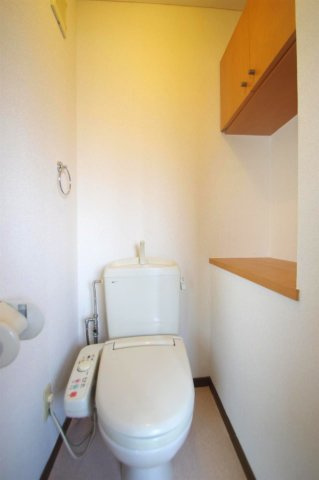 熊本市中央区新屋敷３丁目の賃貸マンションのトイレ