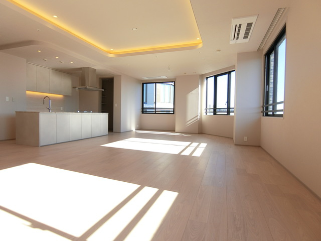 千代田区一番町の賃貸マンションの居間・リビング