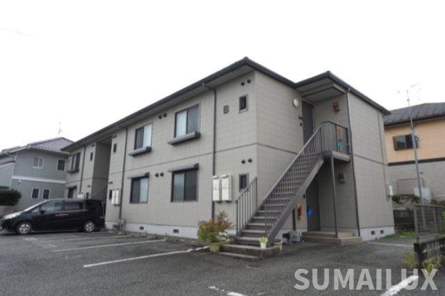 熊本市東区戸島西１丁目のアパートの外観