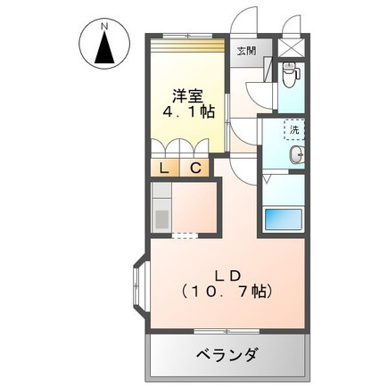 シャルムコートⅡの間取り