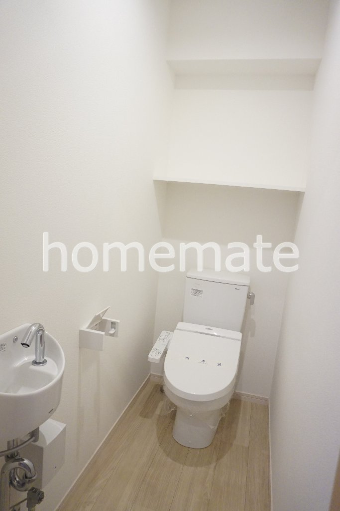 熊本市中央区新屋敷２丁目の賃貸マンションのトイレ