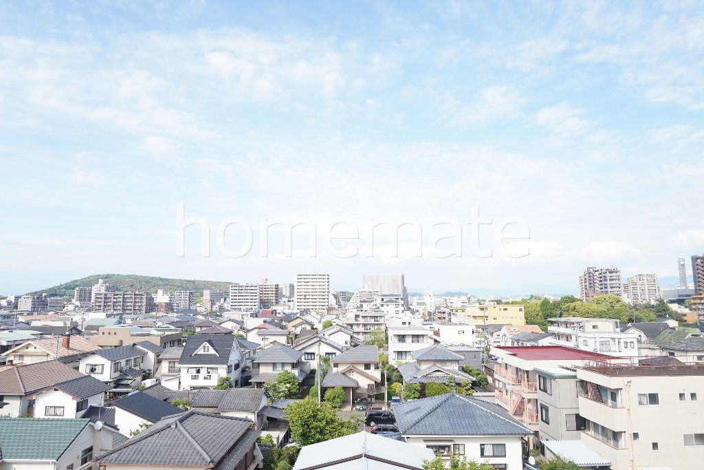 熊本市中央区新屋敷２丁目の賃貸マンションの展望