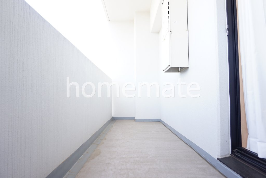 熊本市中央区新屋敷２丁目の賃貸マンションのバルコニー