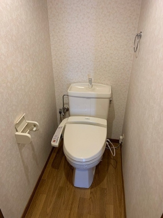 菊池郡菊陽町大字久保田の賃貸マンションのトイレ