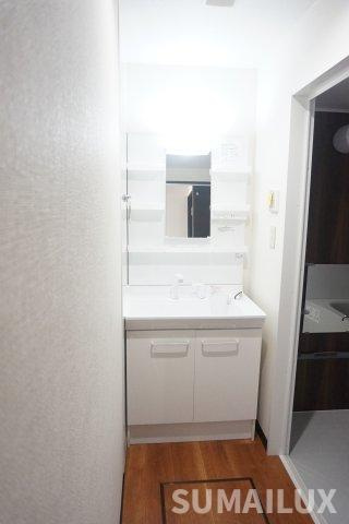 熊本市東区戸島西６丁目の賃貸マンションの独立洗面台