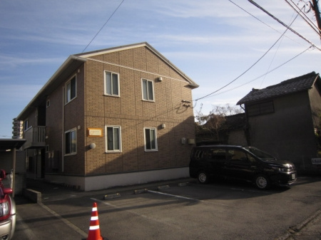 熊本市中央区壺川１丁目のアパートの外観