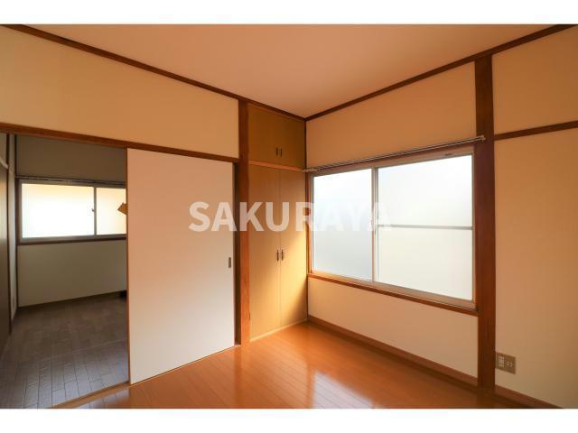 根岸方貸家Aの洋室|現況と異なる場合がございます。