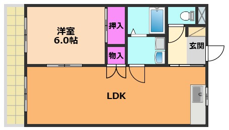 【間取り】 | シャトー芥川