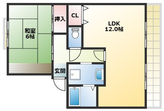 【間取り】 | ロータスハイツ