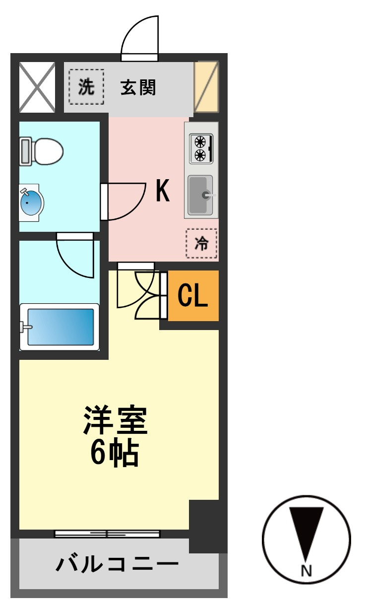 エストゥルース新小岩の間取り