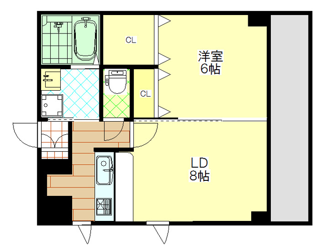 【間取り】 | ラフィーネ今里
