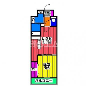 【間取り】 | アストラル東比恵 | アストラル東比恵の間取り
