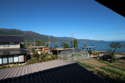 【展望】 | 大津市和邇北浜　目の前がびわ湖の戸建て | 物件二階から北方向の眺望