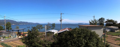 【展望】 | 大津市和邇北浜　目の前がびわ湖の戸建て | 建物二階からの琵琶湖パノラマ眺望