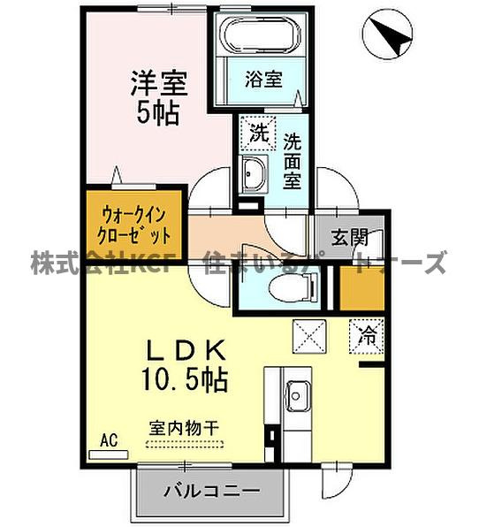 フェアプラッツA棟の間取り