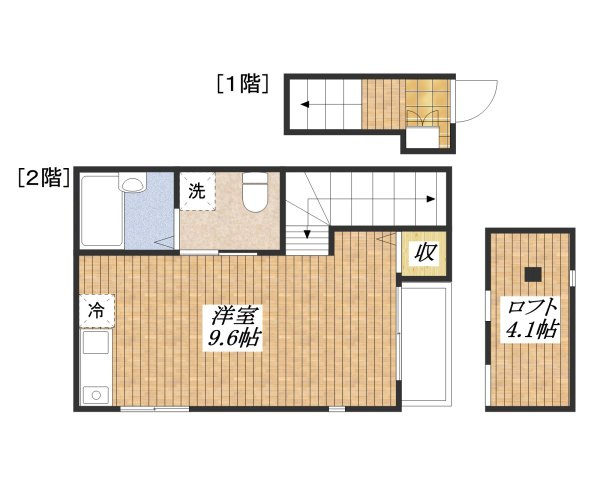 ブエナメゾン福生Bの間取り