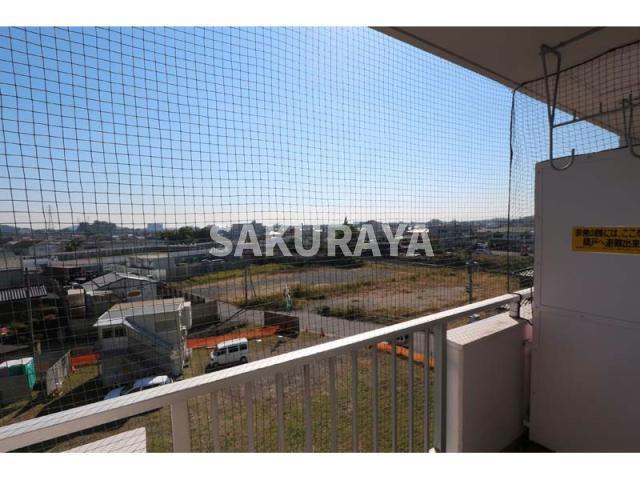 ホワイトハイツ鹿島台のバルコニー|現況と異なる場合がございます。