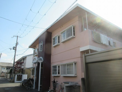 【外観】 | コーポハピネス（河内永和賃貸） | きれいな外観です