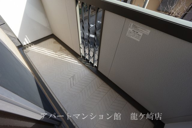 ドレミメゾンBのバルコニー