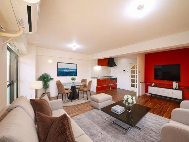 東亜シティプラザの居間・リビング|CGで家具等を配置したもので家具等は含まれません