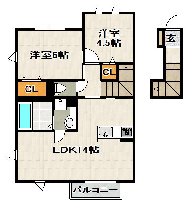 エルカミーノレアルの間取り