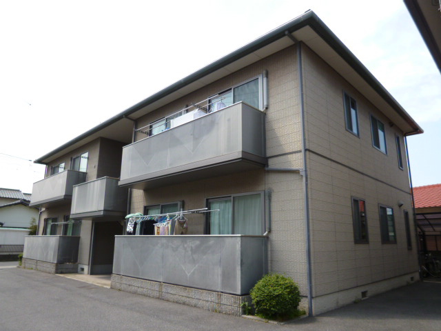 倉敷市白楽町のアパートの外観